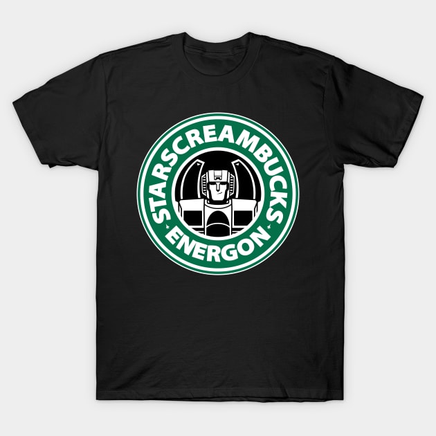 Starscreambucks T-Shirt by boltfromtheblue